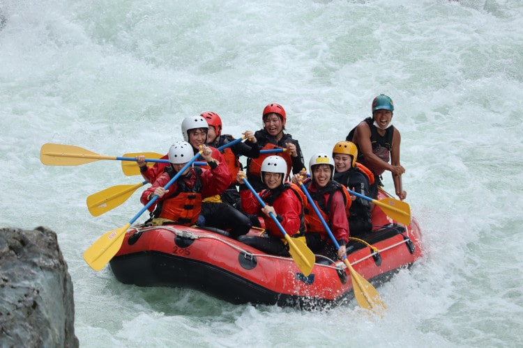 Types of rafting