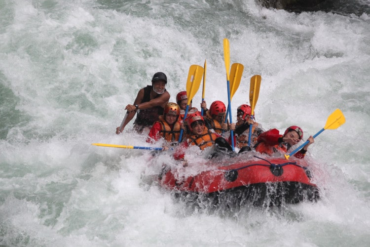 Rafting destinations in Shikoku and Kyushu