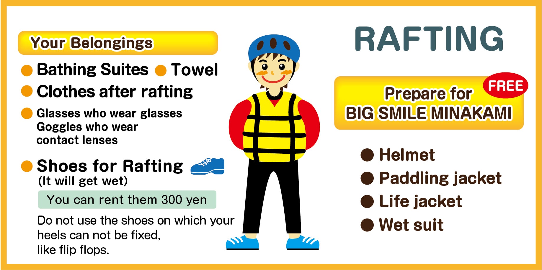 rafting clothes