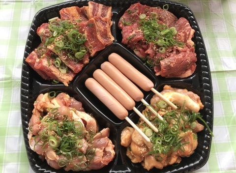 保津川BBQのお肉