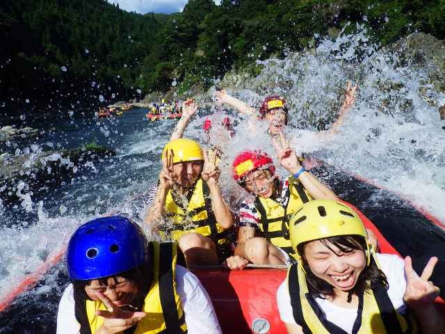 Rafting smile