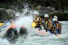 Rapid flow of Hozugawa river