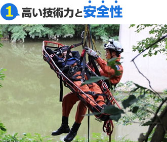 高い技術力と安全性