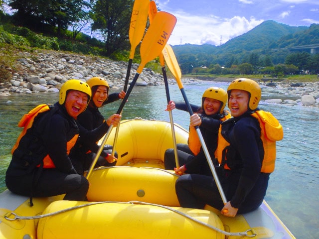 Rafting start